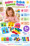 Button Clothes Shirt Buttoning and Threading Game Button and Dress up Educational and Fun Box Game 32 Pieces Montessori Educational Toy Preschool Intelligence Set - 6