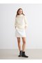 Alita City Lcw Vision Ecru Boat Neck Women's Knitwear Sweater with a Difference - 2