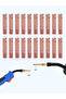 1.0MM 10PCs 5/10PCS Tip Gas Nozzle MB-15AK M6*25mm Welding Torch Contact Tip Gas Nozzle 0.6/0.8/0.9/ - 7