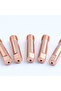 1.0MM 10PCs 5/10PCS Tip Gas Nozzle MB-15AK M6*25mm Welding Torch Contact Tip Gas Nozzle 0.6/0.8/0.9/ - 6