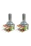 10K Ohm New 5pcs WH148 20MM 6Pin Dual Potentiometer B1K B2K B5K B10K B20K B50K B100K B250K B1M Ohm V - 7