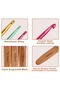9Pcs Bamboo Knitting Needles Set Crochet Hooks 2-6mm Crochet for Weave Yarn Handle Sewing Needles To - 6