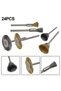 24Pcs Brass BrushSteel Wire Wheels Brushes Drill Rotary Tools Polishing For Dremel Rotary Tools Meta - 7