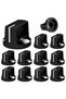Black DaierTek 10PCS Guitar Pedal Knobs 6.35MM Davies 1510 Control AMP Effect Pedal Knob 1/4 with Se