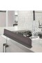 black Multicolor Silicone Sink Splash Cover With Suction Cup， Waterproof Barrier For Kitchen, Labora - 2