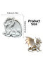 Double-winged dragon silicone mold, reusable resin mold, clay and gypsum mold, DIY decorative pen... - 2