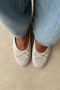 Women's Flats Beige Suede - 6