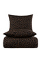 Roar Single 100% Cotton Ranforce Duvet Cover Set Brown 57 Thread (2 Pieces) 160X220/50X70 Brown - 4