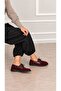 Sider Loafer Shoes Genuine Leather Burgundy - 2