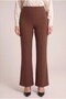 Flared Large Size Winter Steel Knitted Leggings Brown - 5