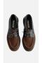 Sider Loafer Shoes Genuine Leather Brown Suede - 6