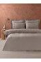 Miel Embroidered Cotton Satin Double Duvet Cover Set