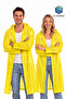 Unisex Yellow Water Windproof Raincoat Hooded