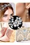 240Pcs WHITE 240 Pcs Glass Rhinestones Flat Mixed Shape Rhinestones Clear Flat Back Rhinestones for - 8