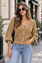 Women's Long Sleeve Buttoned Knitwear Cardigan