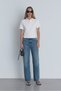 Ecru Jane Polo Neck T-Shirt - 3