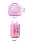 Ziplock Makeup Bag Suitcase Pink, Waterproof Shockproof Cosmetic Organizer 30 X 23 X 16 cm - 8