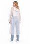 Unisex White Water Windproof Raincoat Hooded - 6