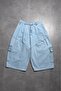 Apex Super Baggy Blue Men's Cargo Jean Shorts - 2