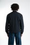 Midnight Lines Striped Regular Fit Men's Jacket - 4