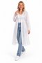 Unisex White Water Windproof Raincoat Hooded - 8