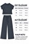 Women's Pique Modal Fabric Tracksuit Set - 7