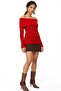 Mixray Off-The-Shoulder, Textured, Ribbed, Cut-Out Detailed Sweater - 2