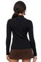 سترة MIXRAY Slim Fit نصف ياقة على شكل حرف U مع إغلاق بأزرار - 4