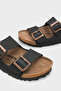 Double Banded Buckle Women's Slippers - 4