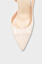 Salli Pointed Toe Open Back Mid-Heeled Women's Shoes - 2