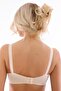 Wireless, Sponge-Free, Non-Cupped, Lace, Combed Cotton Gathered Bra 240 - 3