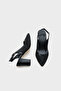 Nona 145 Women's Heeled Stone Slingback Shoes - 5