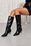 Leila Pointed Toe Stylish Mid-Heeled Women's Boots