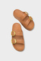 Nicki Eva Double Buckled Wedge Sole Women's Slipper - 5