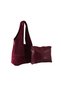 26014 Genuine Suede Leather Women's Shoulder Bag - 4