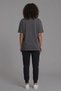 Women's 100% Organic Cotton Oversized Fit Basic Round Neck T-Shirt - 3