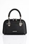 As 731 Double Strap Lined Hand and Shoulder Bag Suitable for Daily Use Black