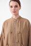 Women's Accessory Detailed Zippered Tunic Trousers Set – 26S-14453Tks Mink - 3