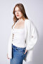 Short Knitting Cardigan - 3