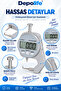 Pipe Meat Thickness Measuring Instrument Metal Profile Hair Thickness Measuring Instrument Electronic Digital Caliper - 3