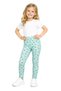 Girls' Winter Tights Set of 5 Patterned and Solid Color Black Pink Burgundy Mint Children's Tights - 2