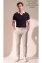 Men's Comfortable Daily Office Casual Trousers Beige - 2