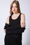 Long Cardigan Knitwear Suit Black - 4