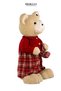 Christmas Ornament Girl Bear Figure in Clothes Red 100 cm - 3
