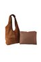 26014 Genuine Suede Leather Women's Shoulder Bag - 4