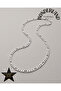 Figaro Chain Women's Necklace 45 cm - Width 0.4 cm - White Gold Color - Does Not Tarnish