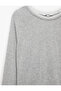 Long Sleeve Round Neck Viscose Layered Knitwear Sweater - 8