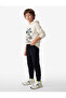 Cotton Waist-Tie Textured Basic Jogger Sweatpants - 2