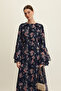 Chiffon Flounce Dress Floral - 6