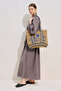 Draped Waist Adjustable Balloon Sleeve Dress Gülkurusu - 7